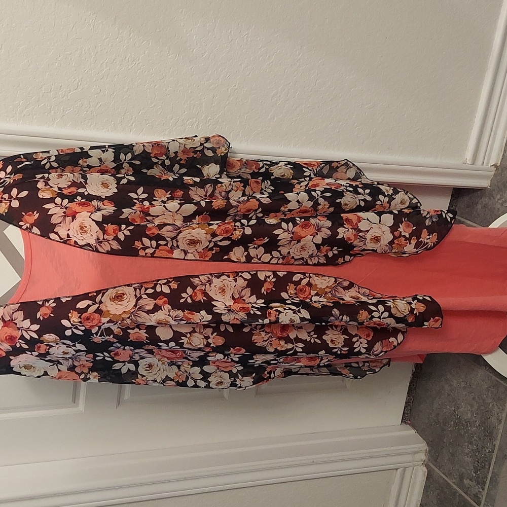 Plus size dress and coverup